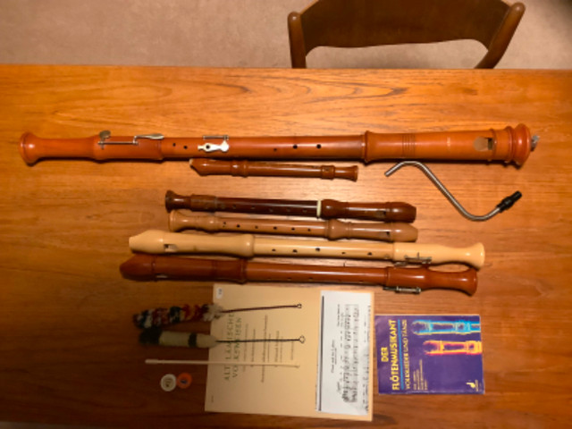 GERMAN MADE WOODEN RECORDERS in Woodwind in Kamloops