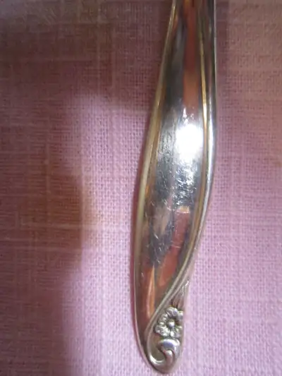 #164A  FLOWER TIME silverware set for 8, View more