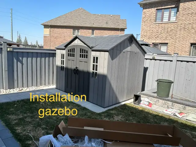 assembly of gazebo  in Patio & Garden Furniture in Oakville / Halton Region - Image 3