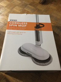 iDoo cordless spin mop. 