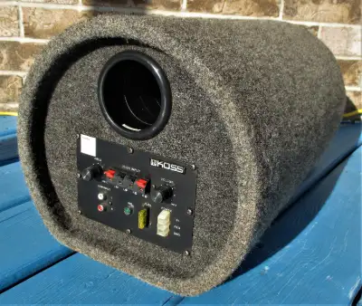 Koss MSP8200 200W 8" 80-180Hz Carpeted Subwoofer Tube Speaker, View more