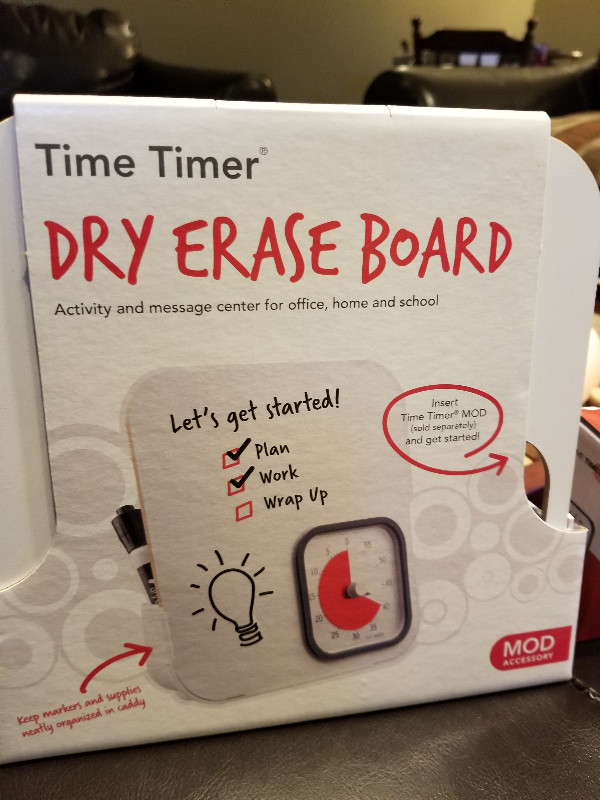 Small dry erase board with integrated timer – premium combo! in Storage & Organization in Kitchener / Waterloo - Image 2