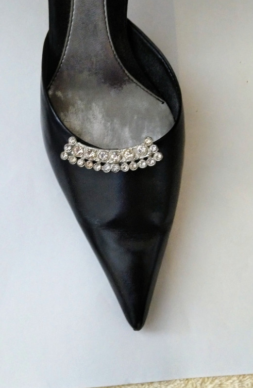 Vintage Rhinestone Shoe Clips in Jewellery & Watches in Oakville / Halton Region - Image 3