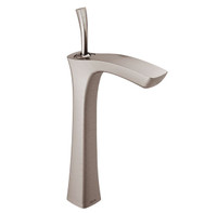 Delta single handle vessel faucet - stainless