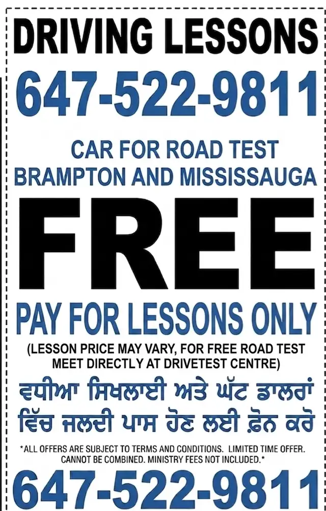 MTO Certified Driving Lessons538442114081771523