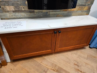 Maple base cabinet with Porcelain countertop