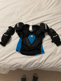 Kids hockey shoulder pads , chest and elbow pads in one