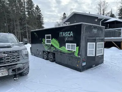 Itaska extreme. 21 foot ice castle for sale. In excellent condition. Has full bathroom. Air conditio...