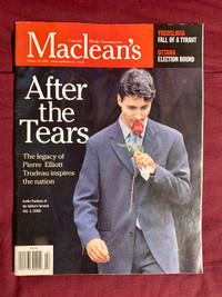 Maclean’s  - After the Tears (Legacy of Pierre Elliott Trudeau)