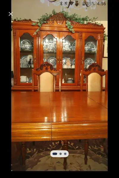 Dining Room Set with matching Hutch, View more