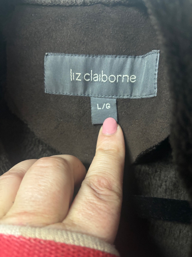 Women’s Liz Claiborne Coat - Size L - Chocolate Brown - NEW in Women's - Tops & Outerwear in Winnipeg - Image 2