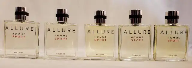 5 Btls CHANEL *ALLURE HOMME SPORT COLOGNE* EAU DE TOILETTE 3.4oz