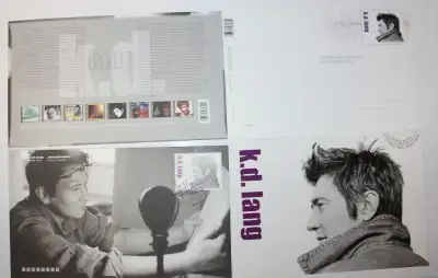 POSTCARD & First Day Cover Canada MINT 2013 set KD K.D. LANG fem, View more