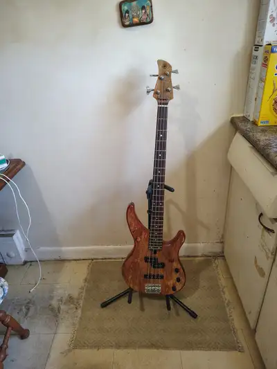 Yamaha Bass Guitar With Stand, View more