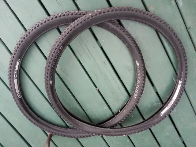 Bontrager mountain bike tires never used63660983208067122