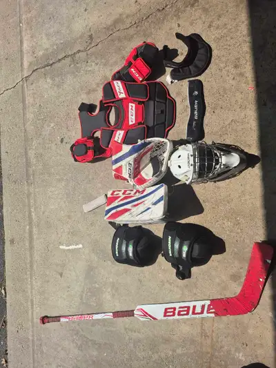 Goalie equipment...make an offer!, View more