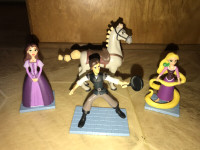Disney Tangled Toy Figures Rapunzel, Flynn Rider, Maximus, Queen