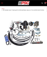 PSC Big Bore steering kit Jeep JL/JT