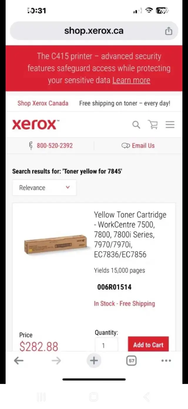 LASER Xerox PRINTER Copier Work Center Toner CARTRIDGES in Printers, Scanners & Fax in City of Toronto - Image 3