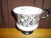 Bone Windsor china - England cup -Wedding anniv