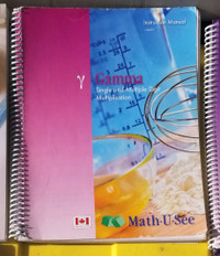 Math U See Gamma Instruction Manual