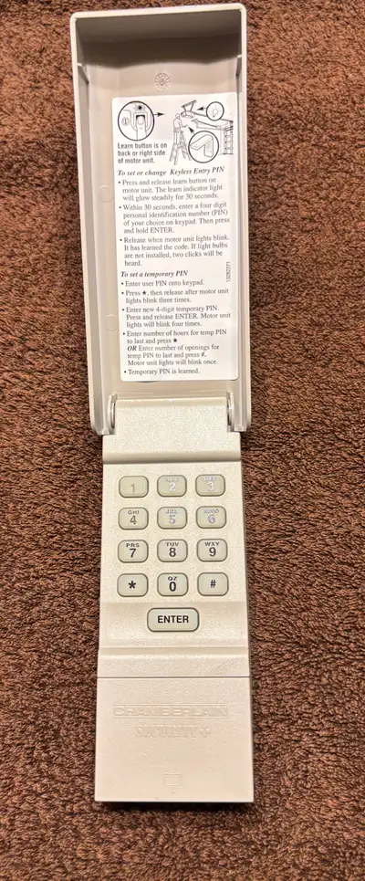 Chamberlain Liftmaster garage door keypad, View more