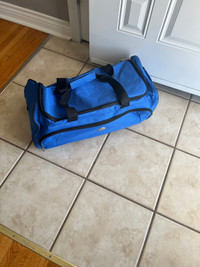 Blue travel Duffel bag with Wheels 