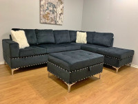 Sale on High Quality Sofa With Ottoman.