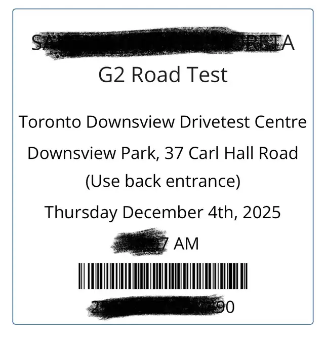 ASAP ROAD TEST (G-G2) EARLY BOOKING, DRIVING CLASSES64840297093635123