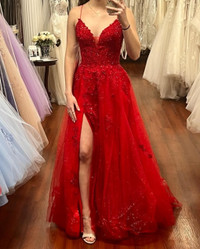 Red Grad Dress for Sale