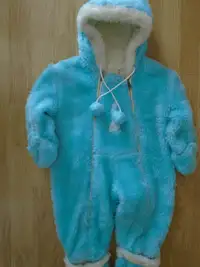 Blue Snowsuit size 9 months  $15.