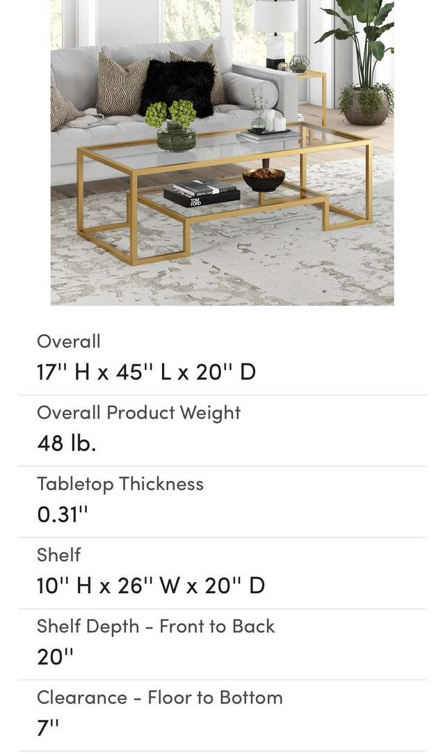 Centre table 2 levels Coffee Tables London Kijiji