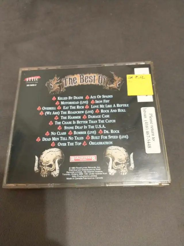 AMAZING! 1993 The Best of Motorhead CD63234551056643121