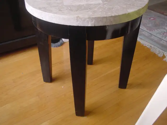 Stone Top End Table in Other Tables in Hamilton - Image 3