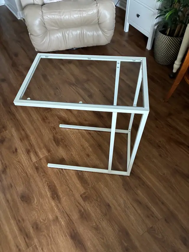 Glass Side Table