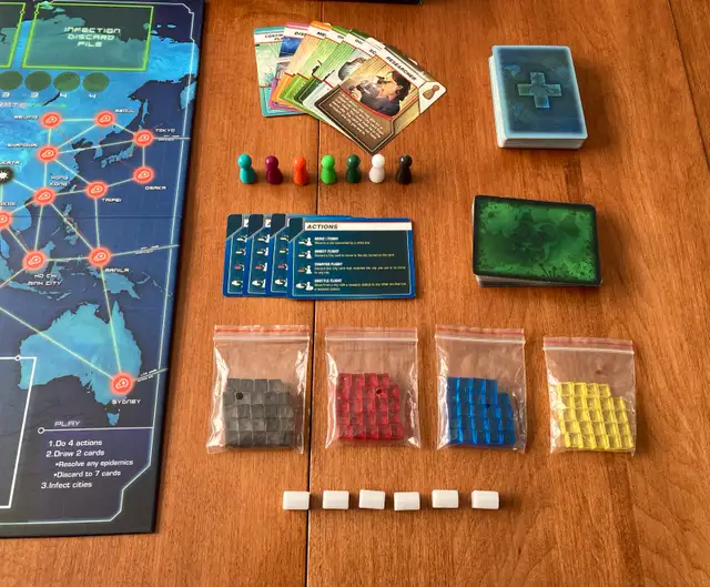 Pandemic Game by Zman, Complete62863284158593121