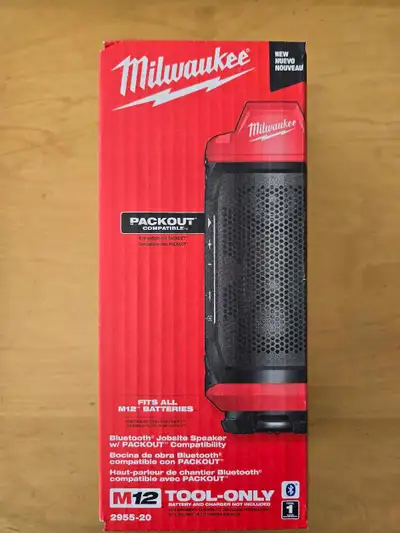 Milwaukee M12 Speaker - BNIB , View more