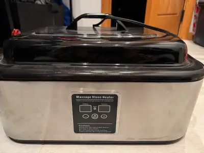 18 quart massage stone heater. Professional quality. Used once. Worked very well but I’m no longer d...