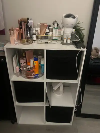 White Storage Shelf, View more