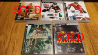 7 PS3 Games - $10 each