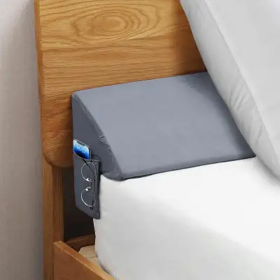 Twin Bed Wedge Pillow, Gap Filler for Headboard or Wall (0-6.5),, View more
