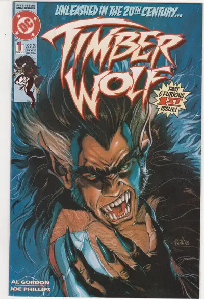 Fresh from his success in Legion of Super Heroes (1989) Annual #3 comes Timber Wolf, the rough-and-t...