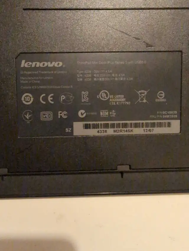 Lenovo Thinkpad Mini Dock in Laptop Accessories in City of Toronto - Image 4