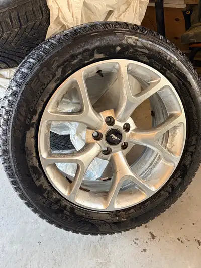 Tires: 225/60/R18 Winter tires/pneu d’hiver Used/utiliser - almost as new/ presque neuves Rims: RSSW...