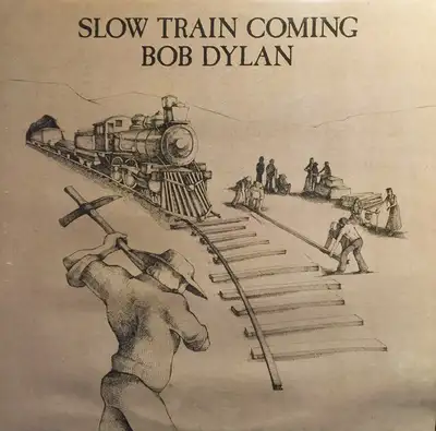 Bob Dylan 1979 LP record album Slow Train Coming vinyl, View more