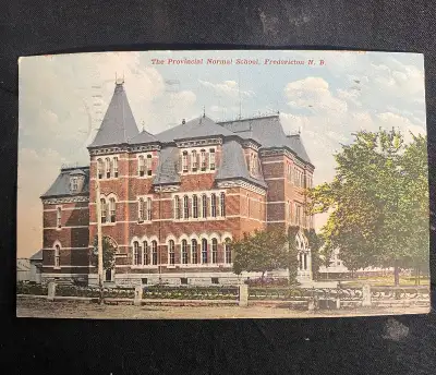 I am selling this The Provincial Normal School in Fredericton, New Brunswick Postcard for $12.