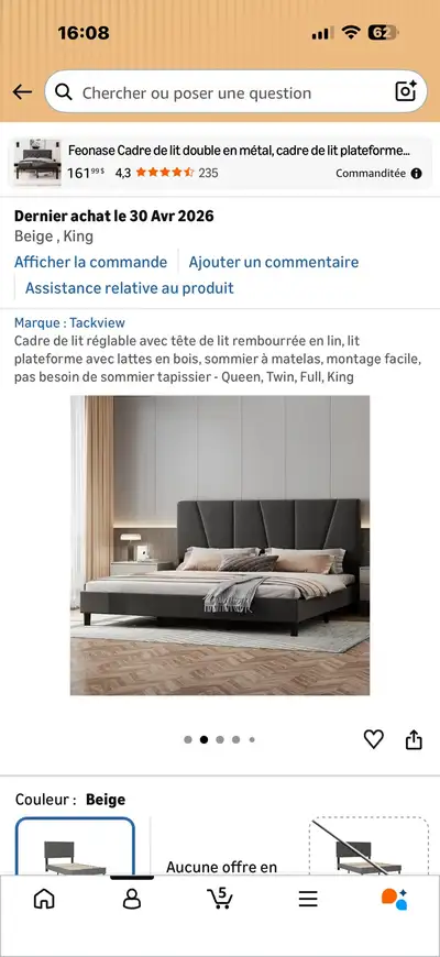 Base de lit King, View more
