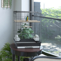 22" Bird Cage Flight Parrot House Playpen with Open Play Top and