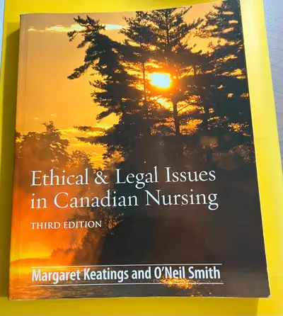 Ethical and Legal issues in Canadian nursing book, View more