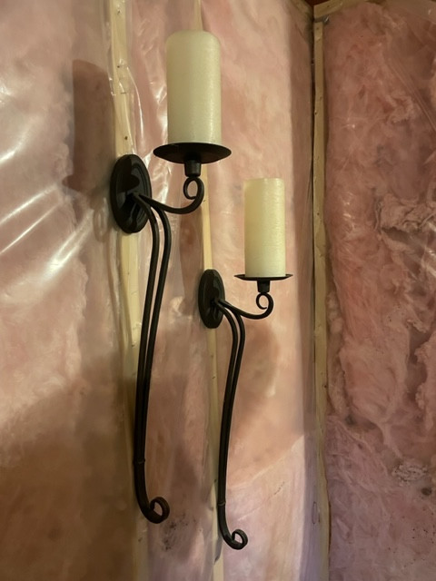 Candle Wall Sconces (2) in Home Décor & Accents in Gatineau